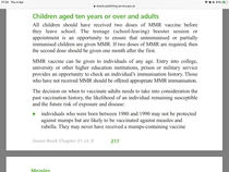 Gp receptionist says I am not entitled to MMR vaccine, is this correct?