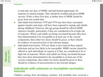 Gp receptionist says I am not entitled to MMR vaccine, is this correct?