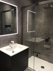 To ask to see your bathroom?