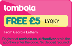 Tombola free £5 codes
