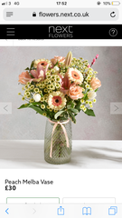 Flowers from Next. 30 pounds a bunch!