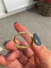 I’ve just dug up someone’s wedding ring in the garden!
