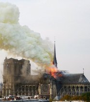 Notre Dame cathedral is on fire!