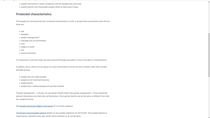 New council website; "we use gender identity rather than gender reassignment"