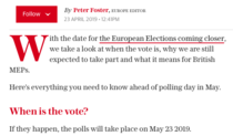 Local and European Elections