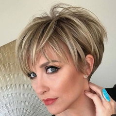 Going from dreary one length below shoulder length hair to short, have I picked some good new style options for me, pics shown.