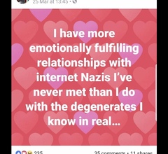 feel awful, I look at my 17 year old and feel hate.