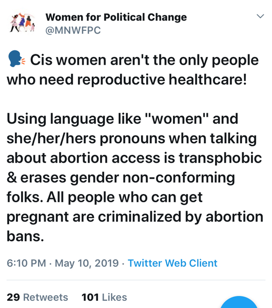 To find this unreasonable and offensive to women or is it just me?