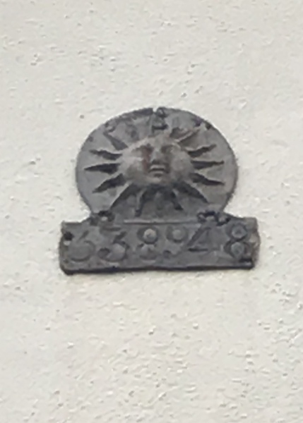 Mystery house plaque