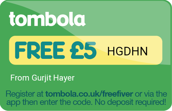 Tombola free £5 codes