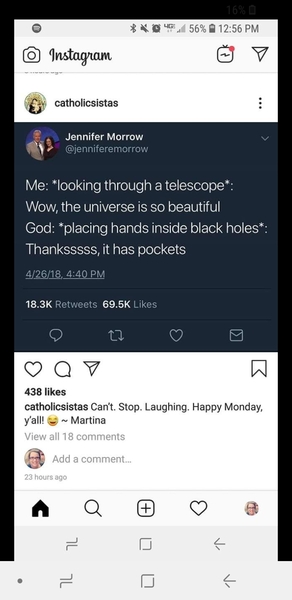 A bit of subversive levity