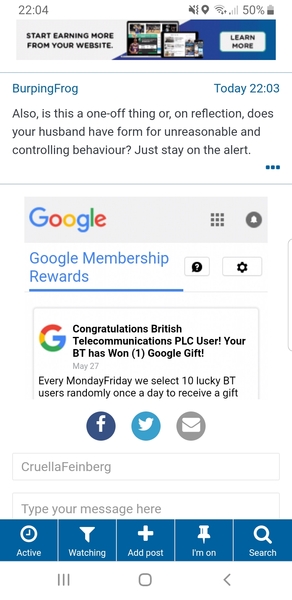 Weird red spam alert thingy?