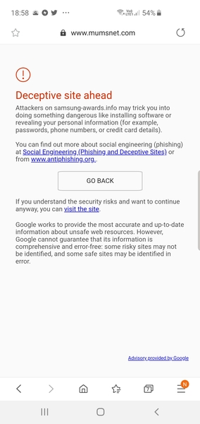 Constant spam pop ups