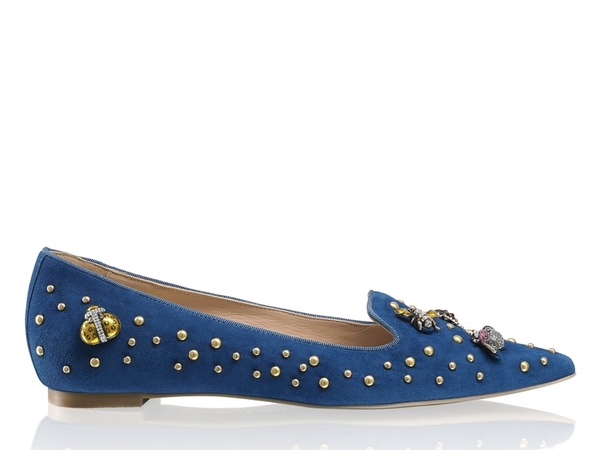 Leather flats
