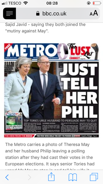 Metro headline