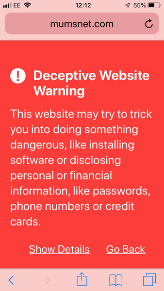 Weird pop up on MN