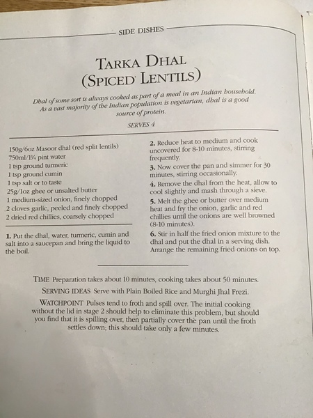 Anyone have a Dal recipe i could have pls