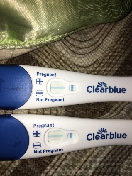 Faint positive Clear Blue