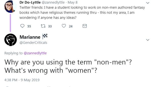 "non men authored"