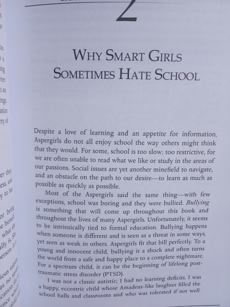 Can you tell me about your GIRLS with autism please?