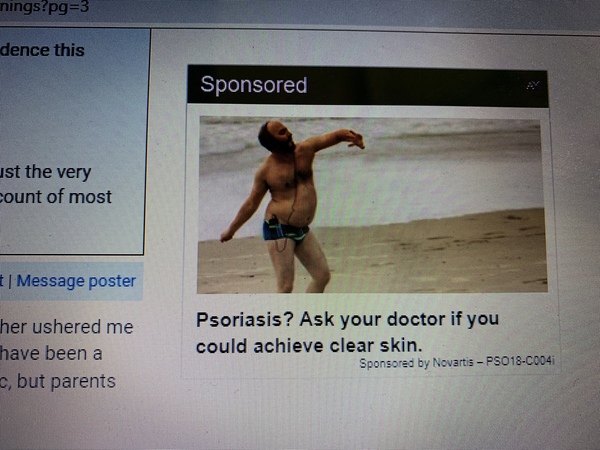 About man dancing on beach?