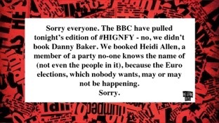 Why is "have I got news for your not on