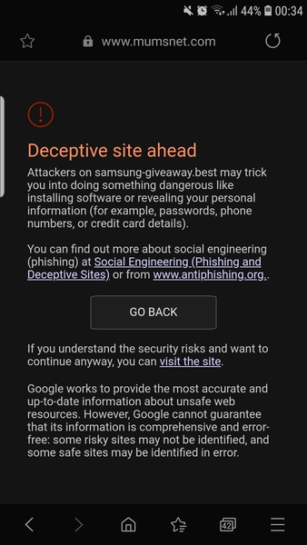 Weird red spam alert thingy?