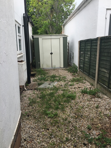What do I do with the garden at the side of my house?
