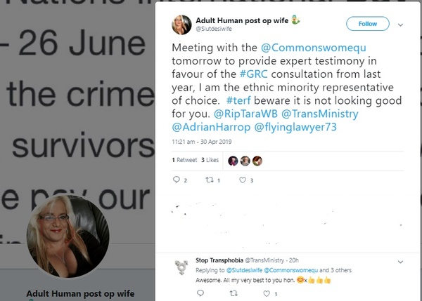 Rape crisis centre - staff trained to “ask the cis guest to leave”