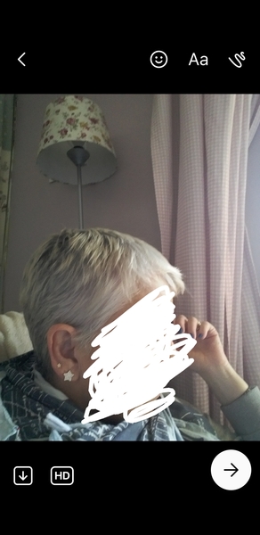 I did it. I went grey.