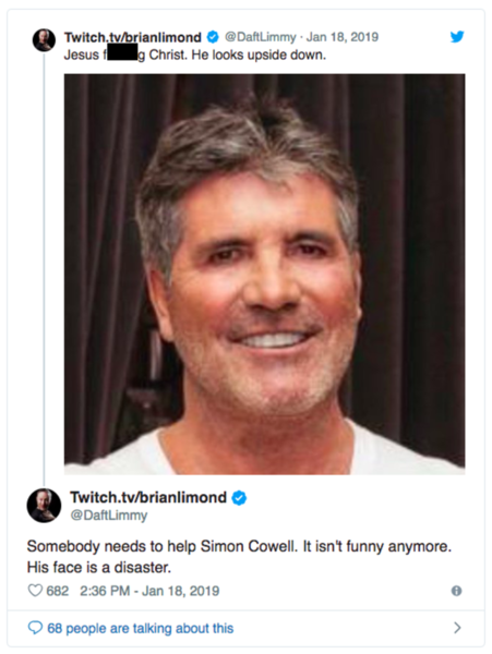 WTF has Simon Cowell done to his face?!