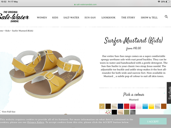 Girls sandals