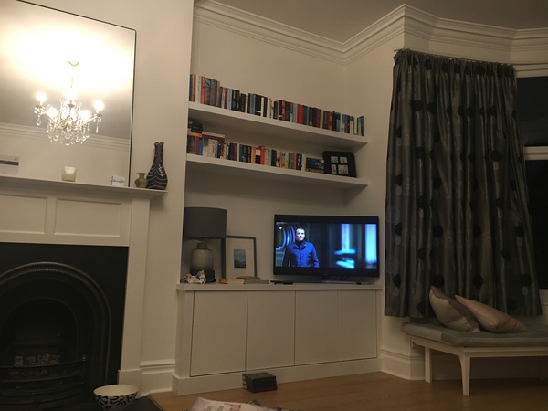 Alcove shelving