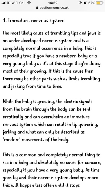 Jittery/shaky 10 day old?