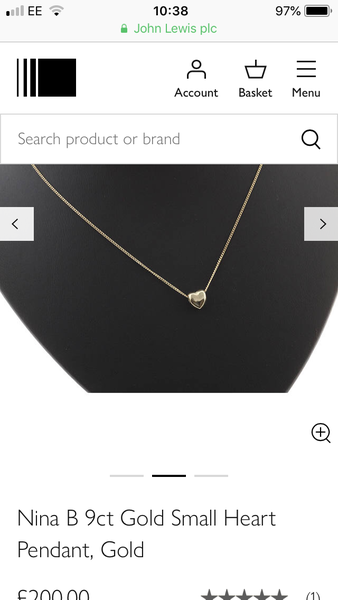 Heart necklace