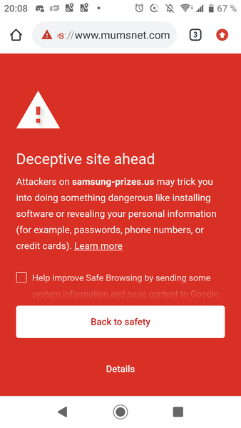 Constant spam pop ups
