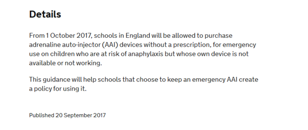 Problem getting epipens