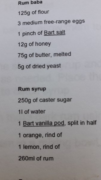 Baba au rum