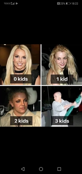 To be jealous of people with 3 children
