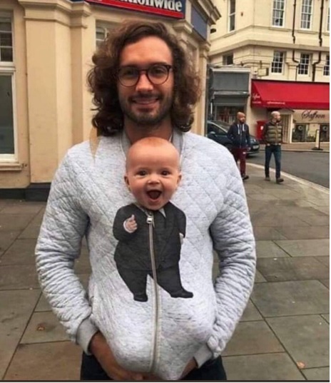 To ask why people face their babies out in carriers