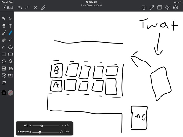 Car park arguement, with diagram.