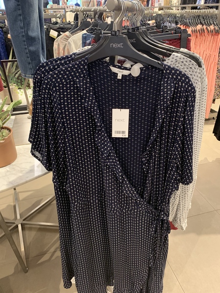 Product code on a Next dress