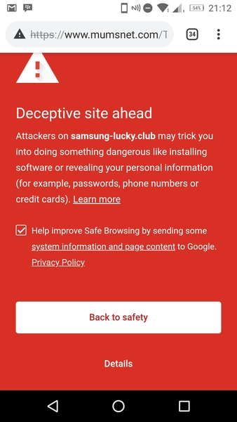 Weird red spam alert thingy?