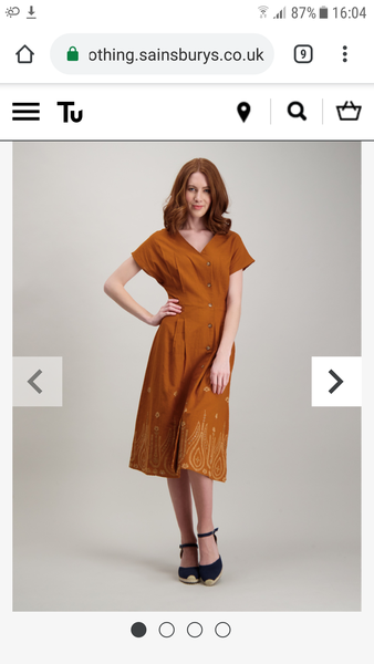 Button-through dress help please
