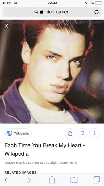 To think there were a lot of very pretty male popstars in the 80s?