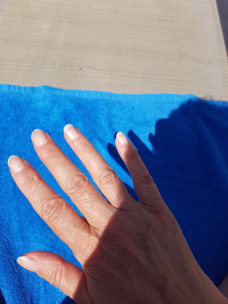 Long acrylic nails