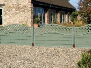 Fence paint for small gardens