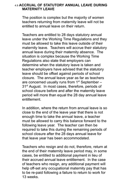 Are teachers paid for their holidays?