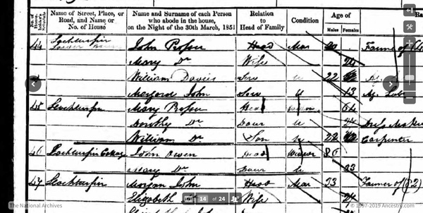 Can anyone decipher this Welsh farm name on an old census ?