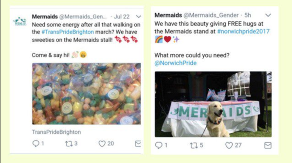 Mermaids on twitter